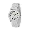 Marc Jacobs Perry White Dial White Silicone Strap Watch for Women - MBM2533
