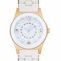 Marc Jacobs Pelly White Dial White Silicone Strap Watch for Women - MBM2526