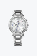 Tommy Hilfiger Claudia Silver Dial Silver Steel Strap Watch for Women - 1781741
