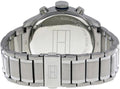 Tommy Hilfiger Trent Chronograph Blue Dial Silver Steel Strap Watch for Men - 1791053
