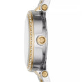Michael Kors Parker White Dial Two Tone Steel Strap Watch for Women - MK6055