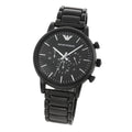 Emporio Armani Luigi Chronograph Black Dial Black Stainless Steel Watch For Men - AR1895