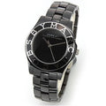 Marc Jacobs Black Dial Black Ceramic Strap Watch for Women - MBM9501