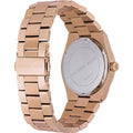 Michael Kors Channing Black Dial Rose Gold Steel Strap Watch For Women - MK5937