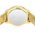 Guess Crush Gold Dial Gold Steel Strap Watch For Women - GW0020L2