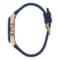 Guess Zena Blue Dial Blue Silicone Strap Watch For Women - W1049L2