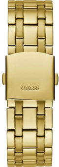 Guess Surge Chronograph Black Dial Gold Steel Strap Watch for Men - W1258G2