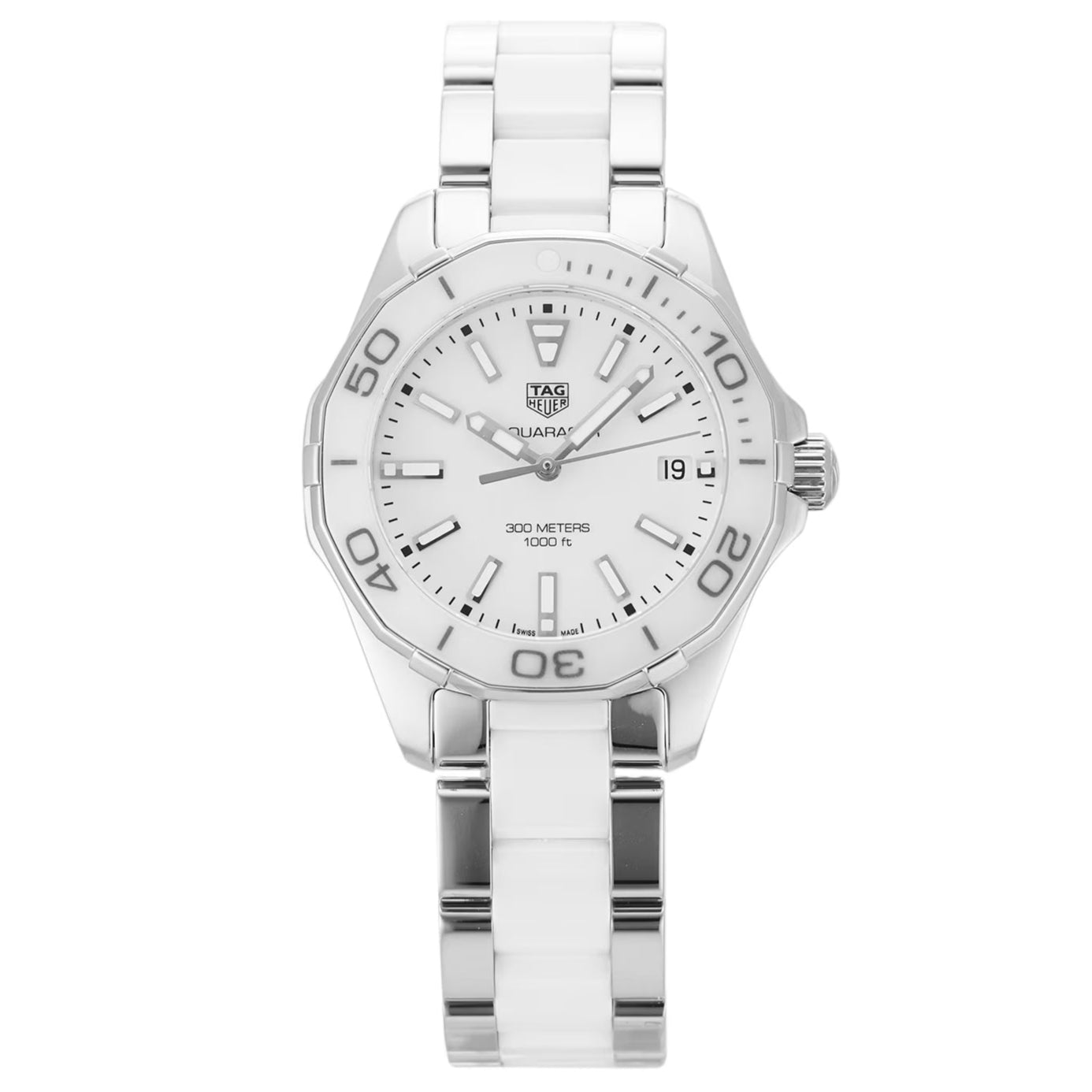 Tag Heuer Aquaracer White Dial Watch for Women - WAY131B.BA0914