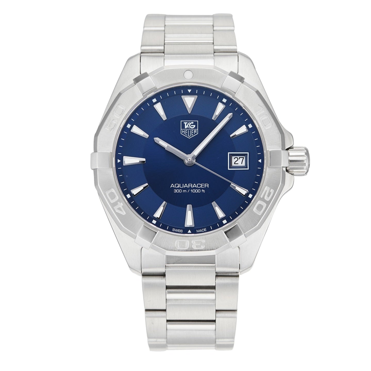 Tag Heuer Aquaracer Blue Dial Watch for Men - WAY1112.BA0928
