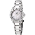 Tag Heuer Aquaracer Professional 200 Quartz Diamond Mother of Pearl Dial Silver Steel Strap Watch for Women - WBP1416.BA0622