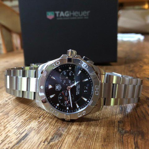 Tag Heuer Aquaracer Black Dial Watch for Men - WAY111Z.BA0928