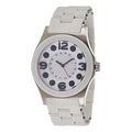 Marc Jacobs Rock White Dial White Silicone Strap Watch for Women - MBM2532