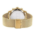 Tommy Hilfiger Kane White Dial Gold Mesh Bracelet Watch for Men - 1710403