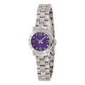 Marc Jacobs Amy Purple Dial Silver Steel Strap Watch for Women - MBM3228