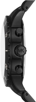 Michael Kors Cunningham Chronograph Black Dial Black Steel Strap Watch For Men - MK8965