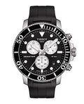 Tissot Seastar 1000 Chronograph Black Dial Black Rubber Strap Watch For Men - T120.417.17.051.00