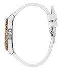 Guess Limelight White Dial White Rubber Strap Watch for Women - W1053L2