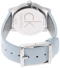 Calvin Klein City Blue Dial Blue Leather Strap Watch for Women - K2G231VN