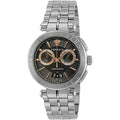 Versace Aion Chronograph Black Dial Silver Steel Strap Watch For Men - VE1D01019