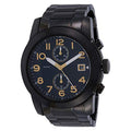 Marc Jacobs Larry Chronograph Black Dial Black Steel Strap Watch for Men - MBM8606