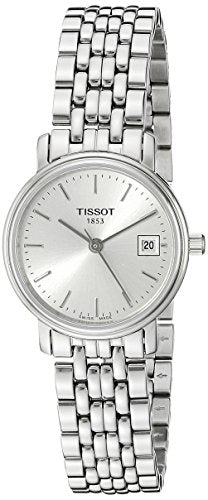 Tissot T Classic Desire White Dial Silver Steel Strap Watch for Women - T52.1.281.31