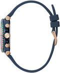 Guess Cosmic Multifunction Blue Dial Blue Silicone Strap Watch For Women - GW0466L2