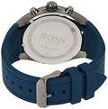 Hugo Boss Distinct Blue Dial Blue Rubber Strap Watch for Men - 1513856