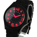 Marc Jacobs Pelly Black Dial Black Silicone Strap Watch for Women - MBM2530
