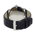 Marc Jacobs Fergus White Dial Black Leather Strap Watch for Men - MBM5076