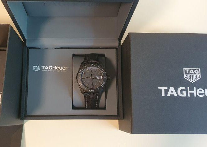 Tag Heuer Aquaracer Black Dial Watch for Men - WAY218B.FC6364