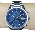 Tag Heuer Carrera Chronograph 41mm Blue Dial Silver Steel Strap Watch for Men - CBK2112.BA0715