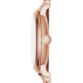 Marc Jacobs Baker Dexter White Dial Rose Gold Steel Strap Watch for Women - MBM3443