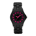 Marc Jacobs Pelly Black Dial Black Silicone Strap Watch for Women - MBM2508