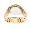 Michael Kors Ritz Chronograph Gold Dial Gold Steel Strap Watch For Women - MK6484