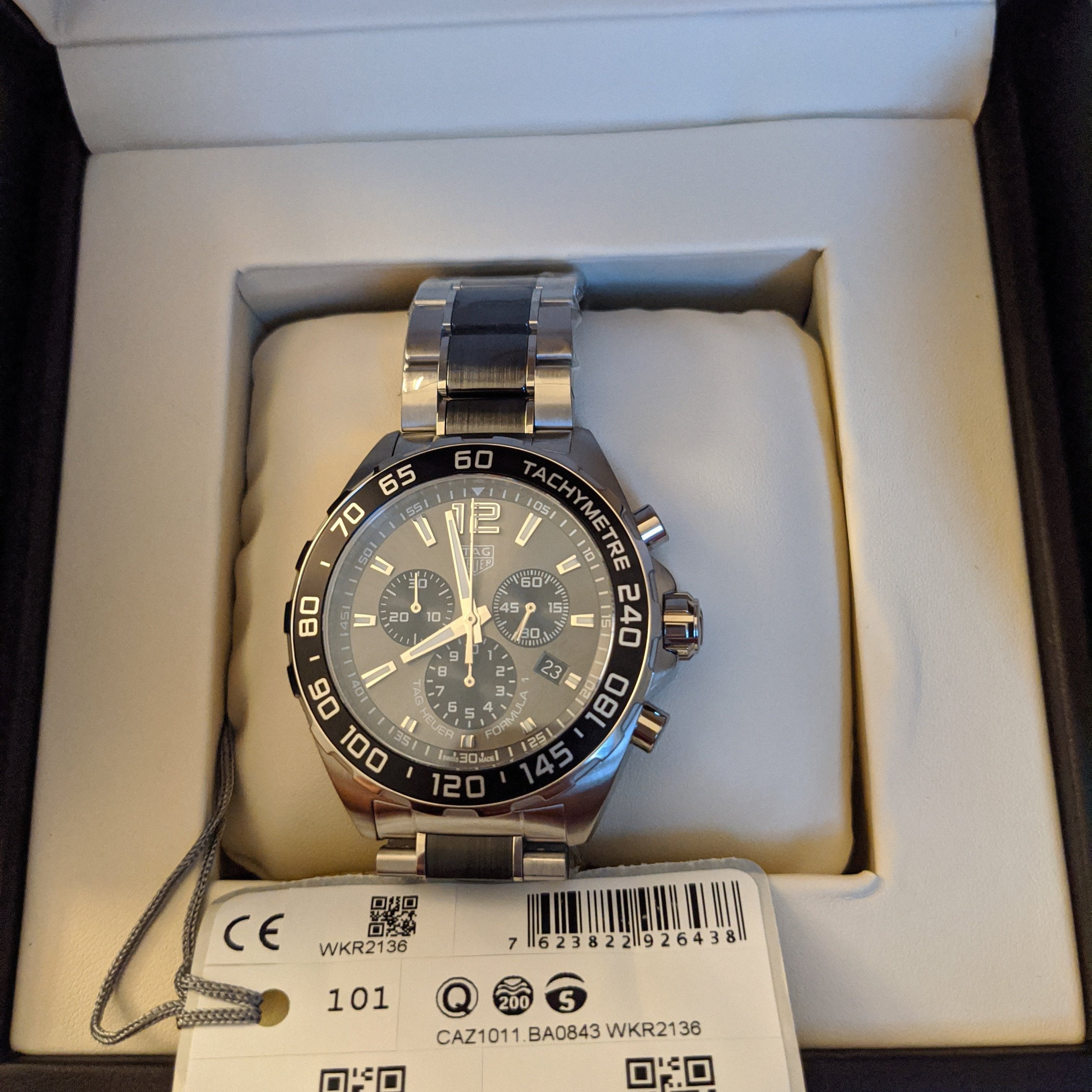 Tag Heuer Formula 1 Anthracite Dial Watch For Men - CAZ1011.BA0843