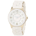 Marc Jacobs Pelly White Dial White Silicone Strap Watch for Women - MBM2526