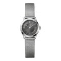 Calvin Klein Minimal Grey Dial Silver Mesh Bracelet Watch for Men - K3M51154