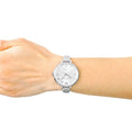 Marc Jacobs Sally Silver Dial Silver Steel Strap Watch for Women - MBM3362