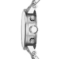 Fossil Boyfriend Chronograph Brown Dial Silver Steel Strap Watch for Women - ES3747