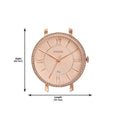 Fossil Jacqueline Quartz Rose Gold Dial Rose Gold Mesh Strap Watch for Women - ES4628