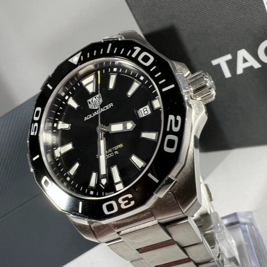 Tag Heuer Aquaracer Black Dial Watch for Men - WAY111A.BA0928