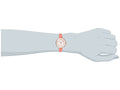 Marc Jacobs Sally White Dial Orange Leather Strap Watch for Women - MBM1355