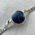 Calvin Klein Drift Black Dial Silver Steel Strap Watch for Women - K6S2N111