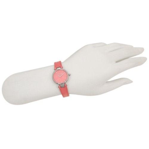 Coach Park Pink Dial Pink Leather Strap Watch for Women - 14503536