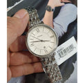 Fossil Jacqueline White Dial Silver Steel Strap Watch for Women - ES3631