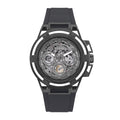 Guess Matrix Multifunction Grey Dial Grey Rubber Strap Watch for Men - GW0423G3