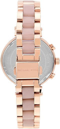 Michael Kors Sofie Chronograph Rose Gold Dial Rose Gold Steel Strap Watch For Women - MK6560