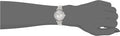 Emporio Armani Gianni T-Bar Quartz Silver Dial Silver Steel Strap Watch For Women - AR11445