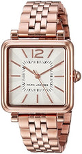 Marc Jacobs Vic Silver Dial Rose Gold Steel Strap Watch for Women - MJ3514