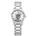 Gucci G Timeless Quartz Silver Dial Silver Steel Strap Watch For Women - YA126595
